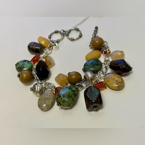 Silpada Multi-stone Cha Cha Toggle Bracelet